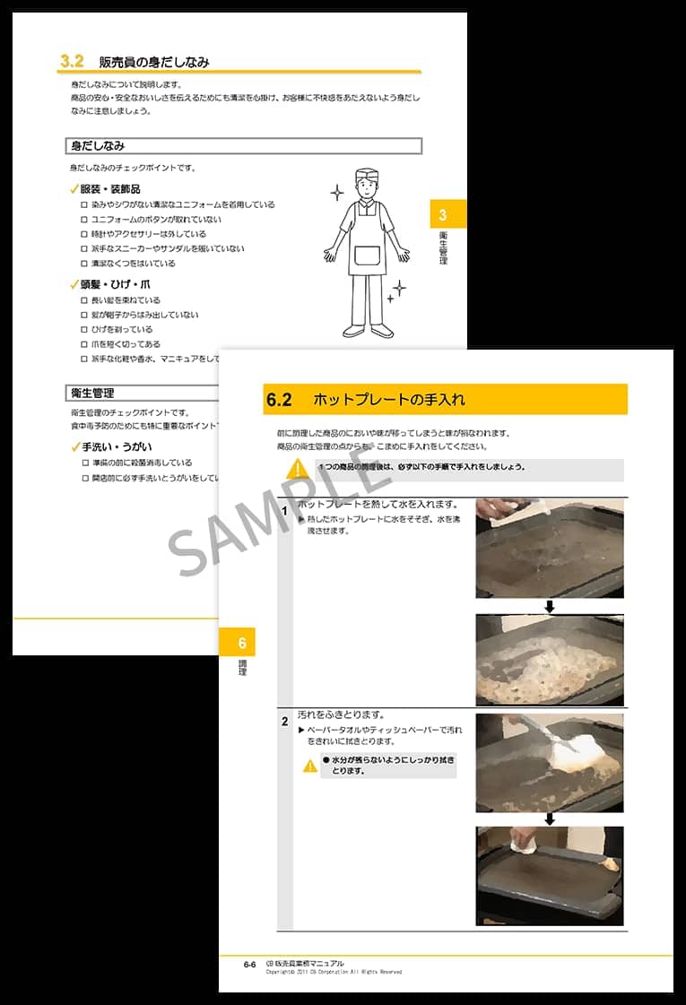 シーブレインのマニュアル事例画像